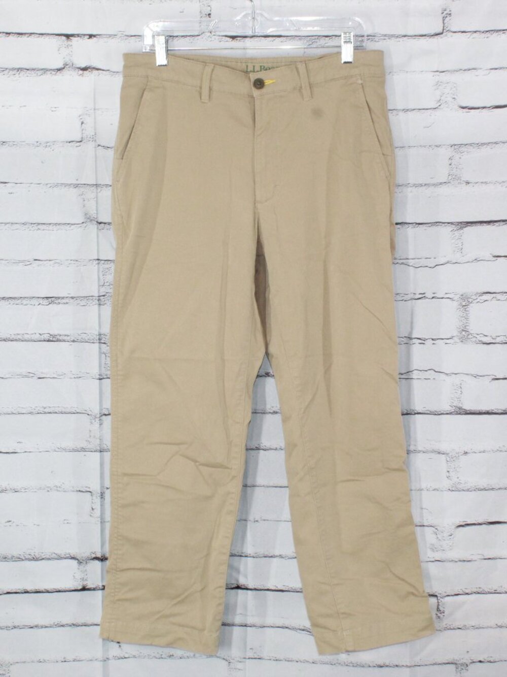 LL Bean Classic Fit Khaki Pants Comfort Stretch Chino Everyday Preppy Work 32x29